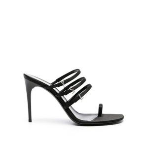 Saint Laurent Jerry 95 Satin Sandals - NWT